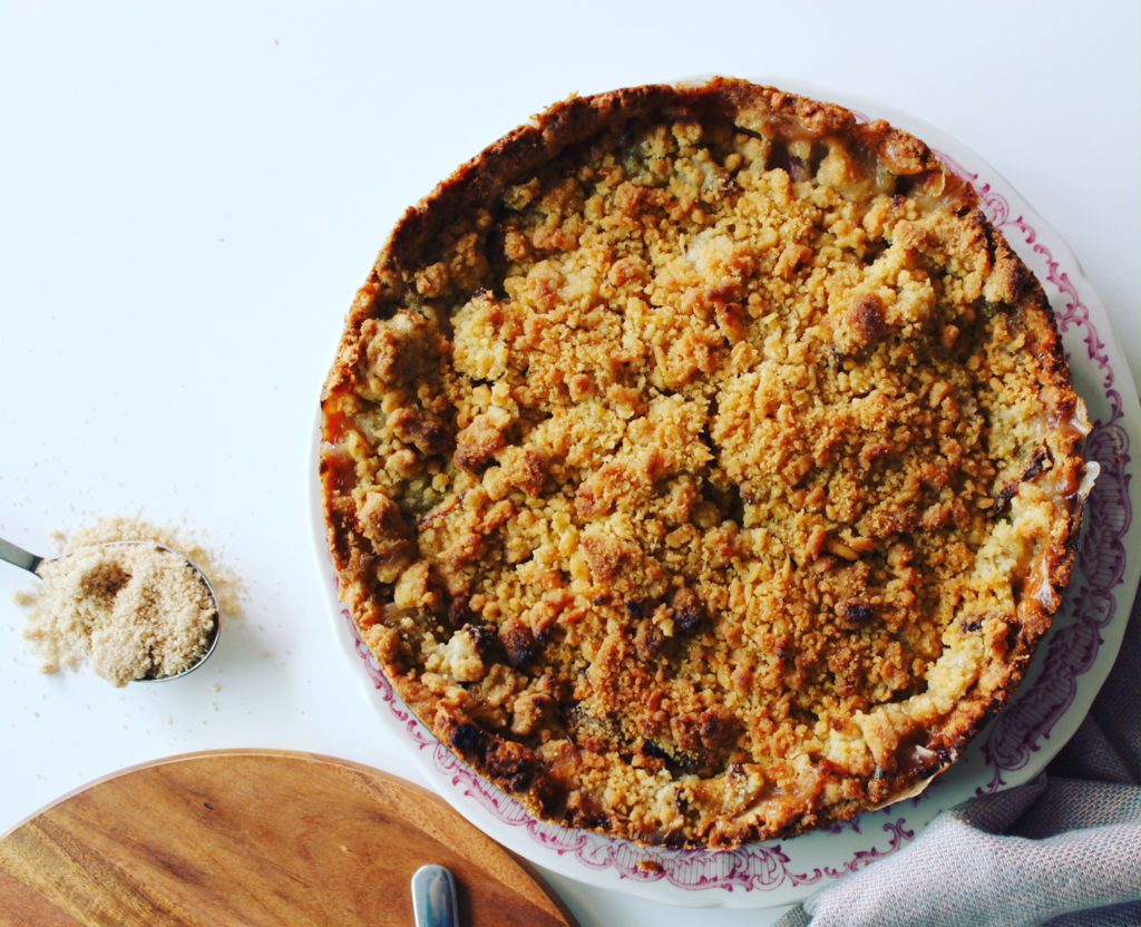 Zondag Bakdag Rabarber Crumble Taart As Cooked By Ginger