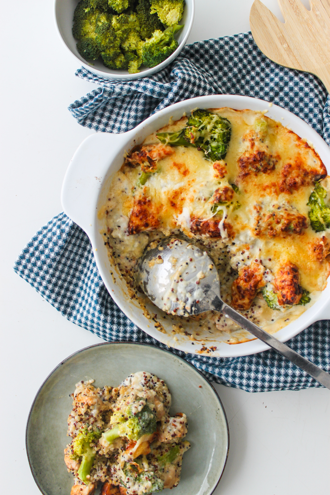 Ovenschotel Met Quinoa Broccoli En Kip As Cooked By Ginger