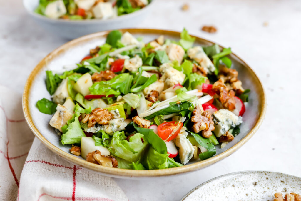 salade peer gorgonzola
